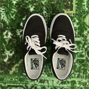 Vans Super Comfort E Black Canvas Shoes Platform